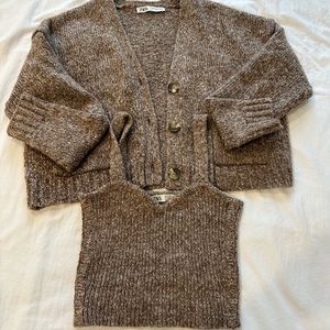 Zara Knit Set Size Small